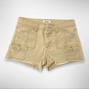 Khaki Cargo Cutoff Shorts